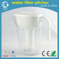 active carbon and exchange resin water filter pitcher